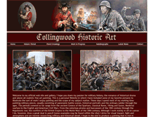 Tablet Screenshot of collingwoodhistoricart.com